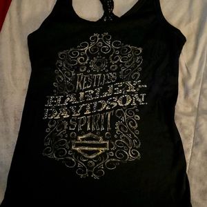 Harley Davidson "Restless Spirit" tank top black L